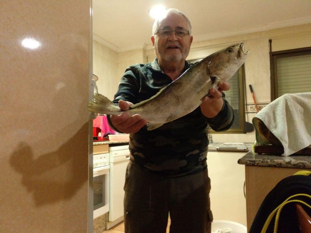 Captura pesca Surf Casting Valencia