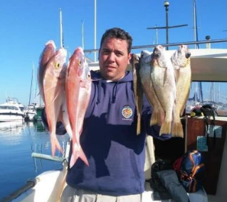 Eduart Rico Delegado de Pesca con Embarcación Fondeada del Club de Pescadores Deportivos de Valencia